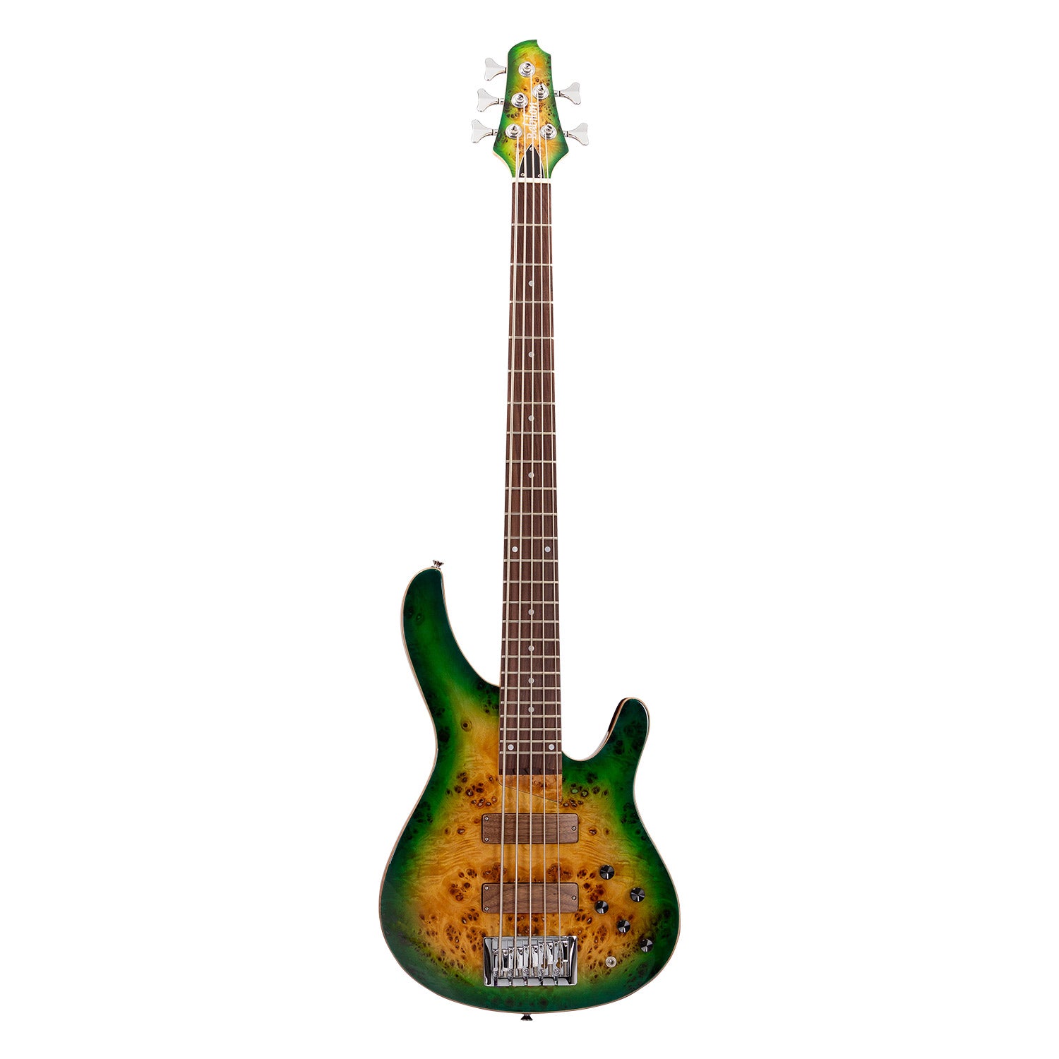 Babilon Master V Five Strings Electric Bass in Green-Electric Bass-Babilon-Hermes Music